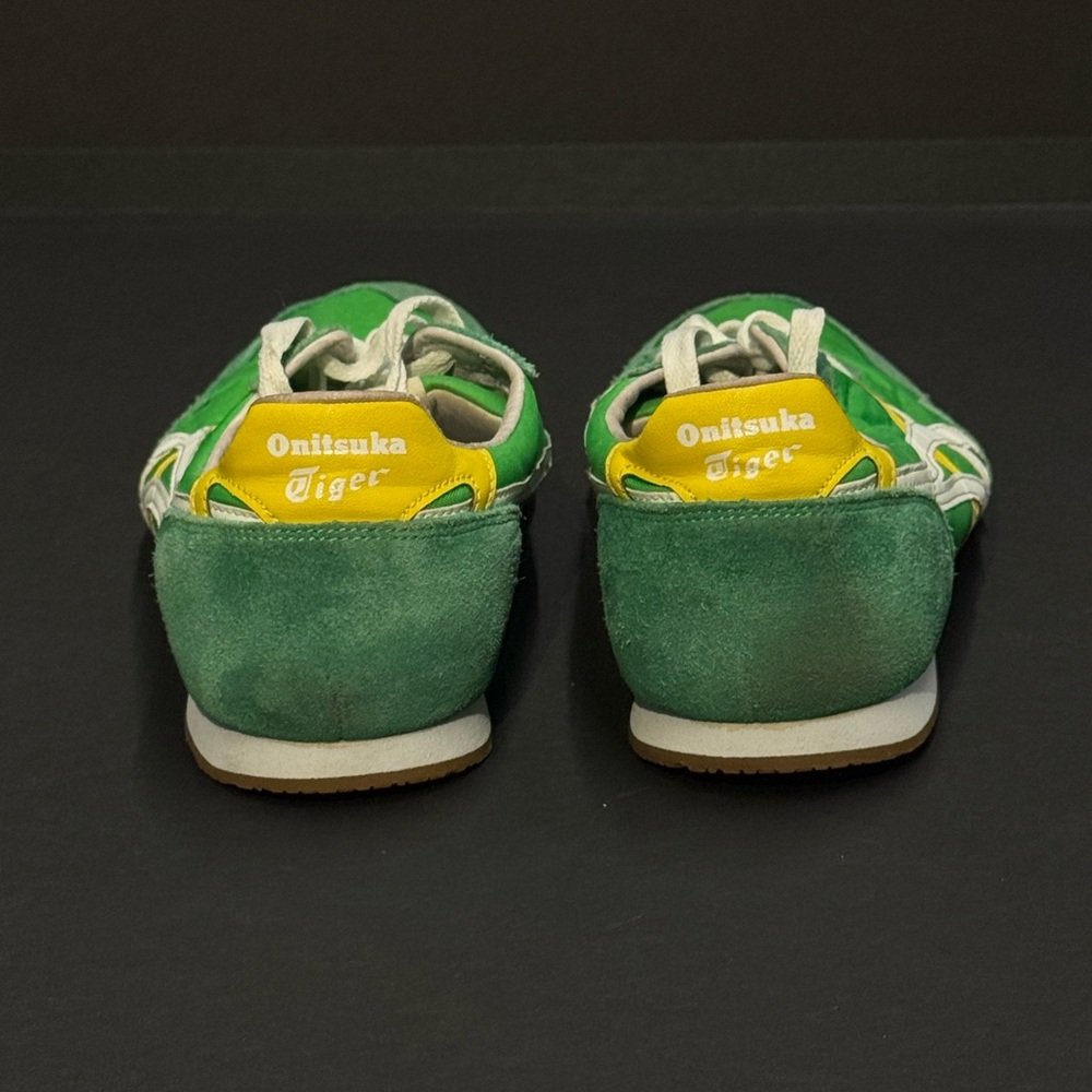 Onitsuka Tiger Serrano by ASICS Green / White Men’s Sneaker Size 9.5 - Picture 3 of 4